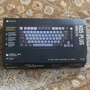 Corsair K65 Plus Wireless Keyboard with RGB Lighting
